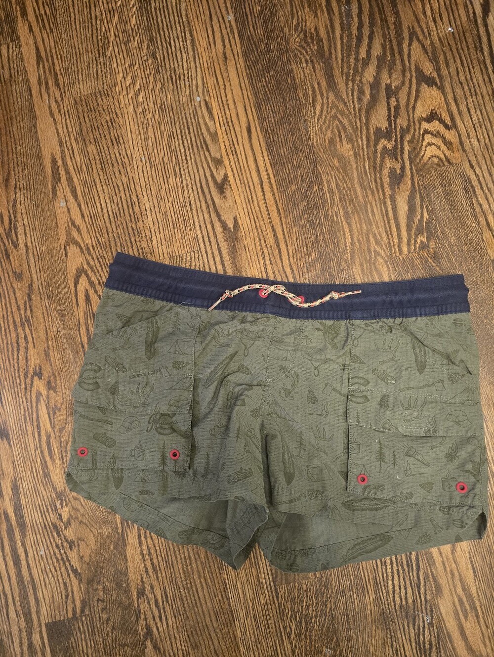 Columbia Camp Print Ripstop Shorts Women's Medium Outdoor Adventure